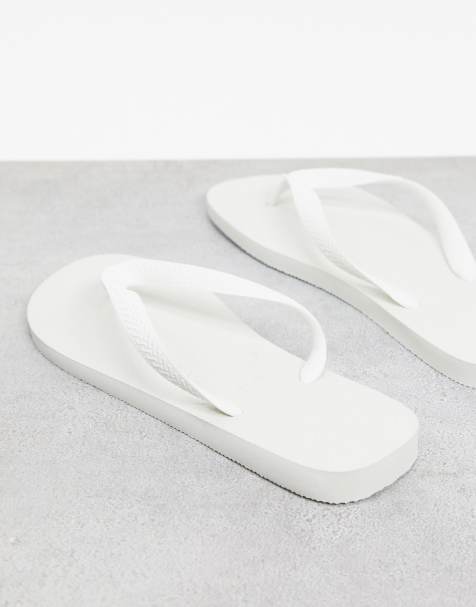Havianas classic flip flops in white - view 1