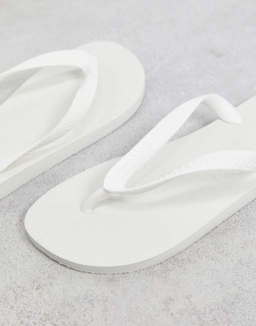 Havianas classic flip flops in white, 2 of 4