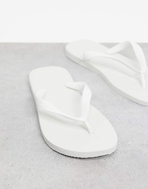 Havianas classic flip flops in white, 4 of 4