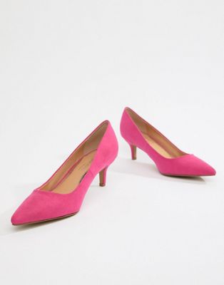 Head Over Heels – Annabelle – spidse sko med kitten heels-Pink