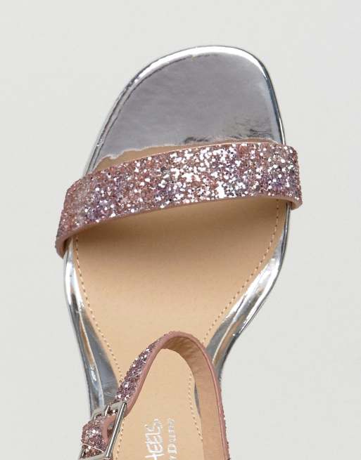 Head Over Heels by Dune – Madera – Sandalen mit Absatz in Blush, 3 von 4