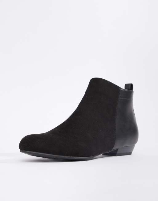 Flat heeled ankle boots sale