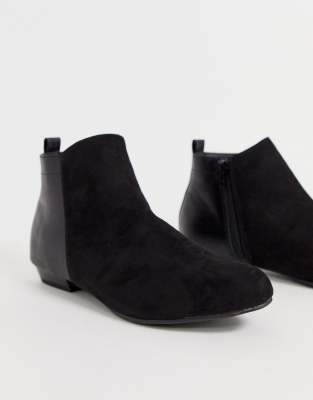 flat heeled ankle boots