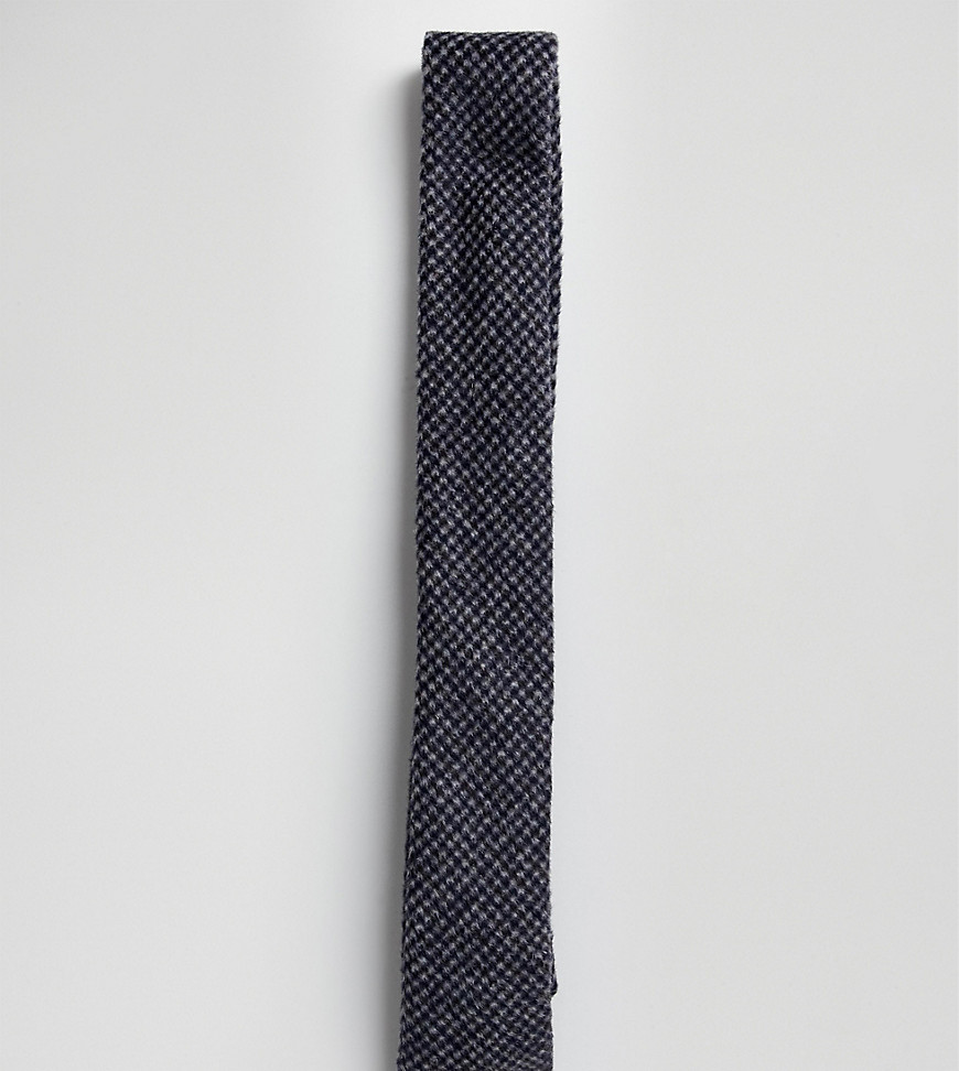 Heart & Dagger - Cravatta blu a quadrettini
