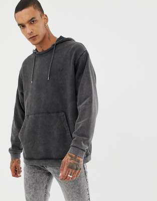 oversized washed hoodie