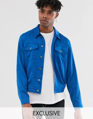 satin trucker jacket