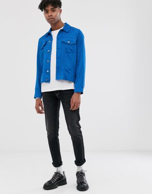 satin trucker jacket