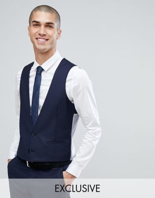 Heart & Dagger - Veston croisé et ajusté - Navy