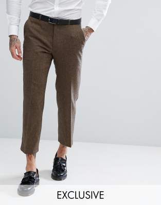 straight leg cropped pants