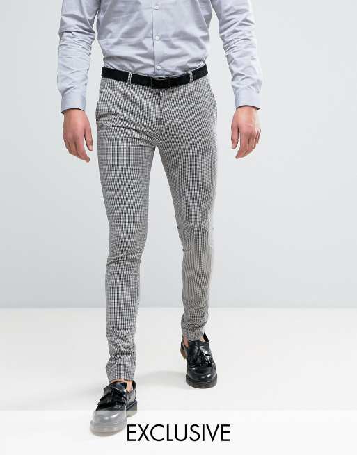 Heart & Dagger Super Skinny Gingham Check Pant