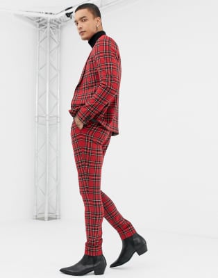 plaid pants with suit