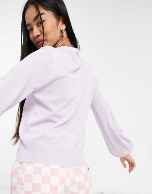 flower cropped cardigan