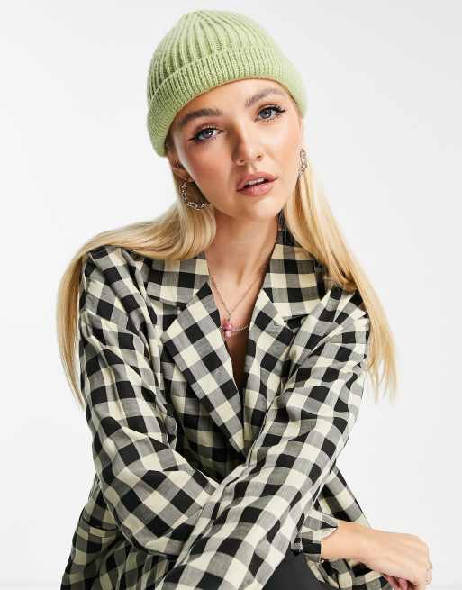 Heartbreak – Beżowa marynarka oversize w kratę – część zestawu, 3 z 4