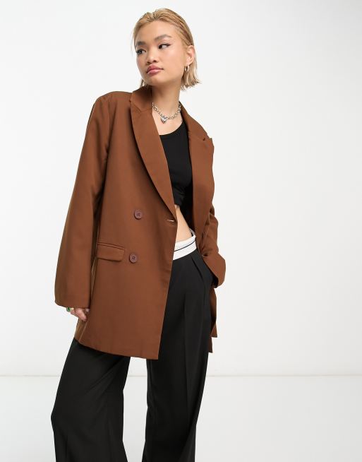 Blazer discount marron femme