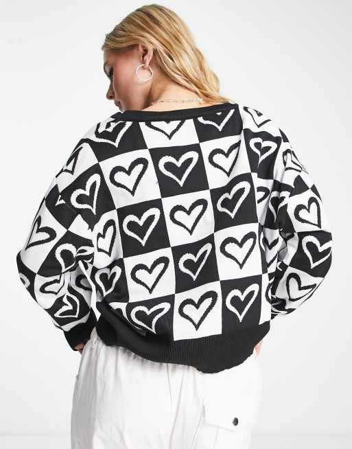 Heartbreak cardigan co-ord in heart print | ASOS