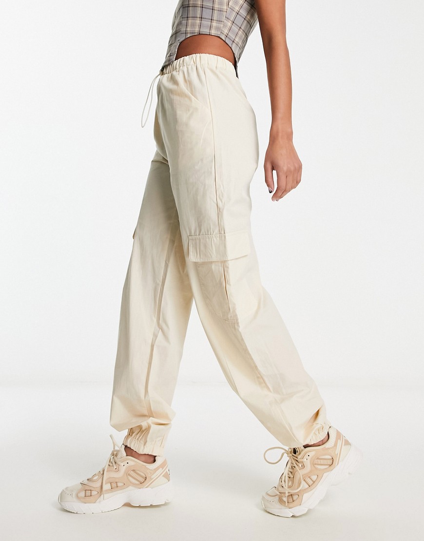 cargo pants in stone-Neutral