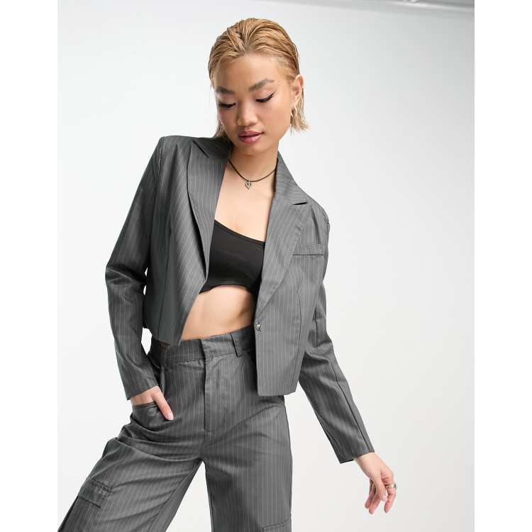 Blazer cropped deals