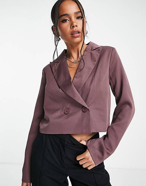 part of a set Cropped vest in Asos Women Clothing Jackets Waistcoats 