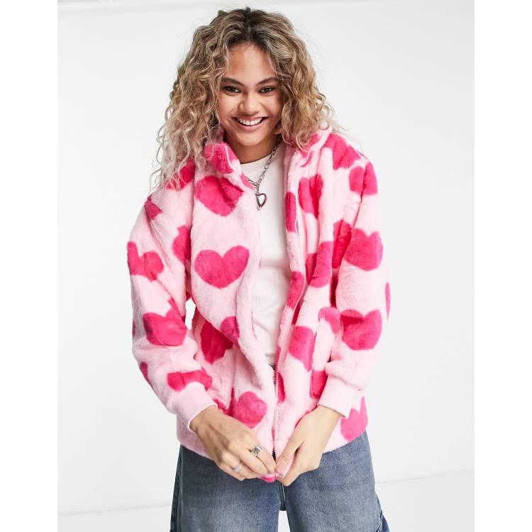 Pink and red outlet jacket