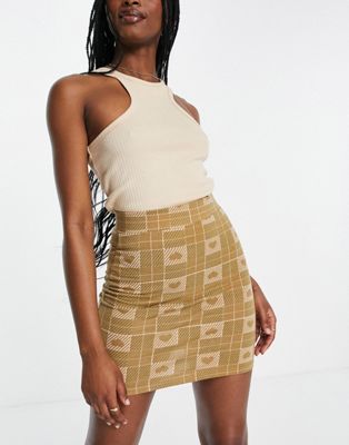 Heartbreak mini skirt co-ord in heart print - ASOS Price Checker