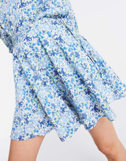 Heartbreak – Minirock mit gebundener Taille und Blumenmuster, Kombiteil, 3 von 4