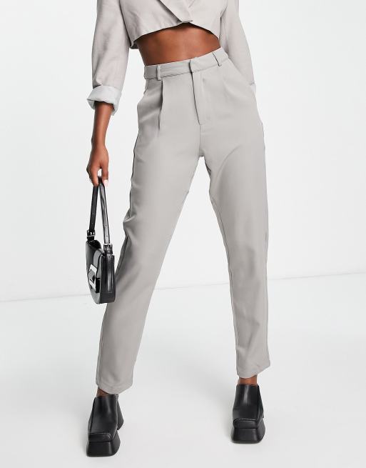 Heartbreak - Nette broek in grijs, deel van co-ord set