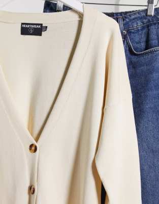 oversized pocket cardigan