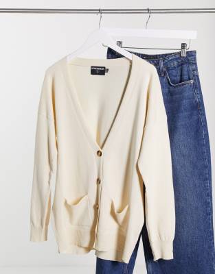 oversized pocket cardigan
