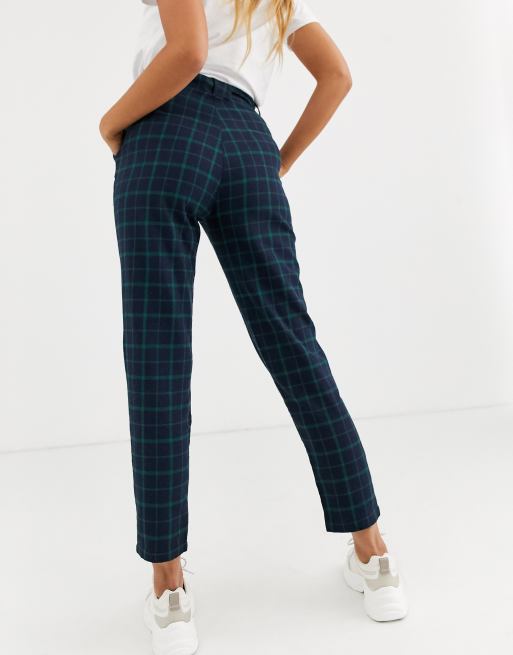 Pantalon bleu vert hot sale