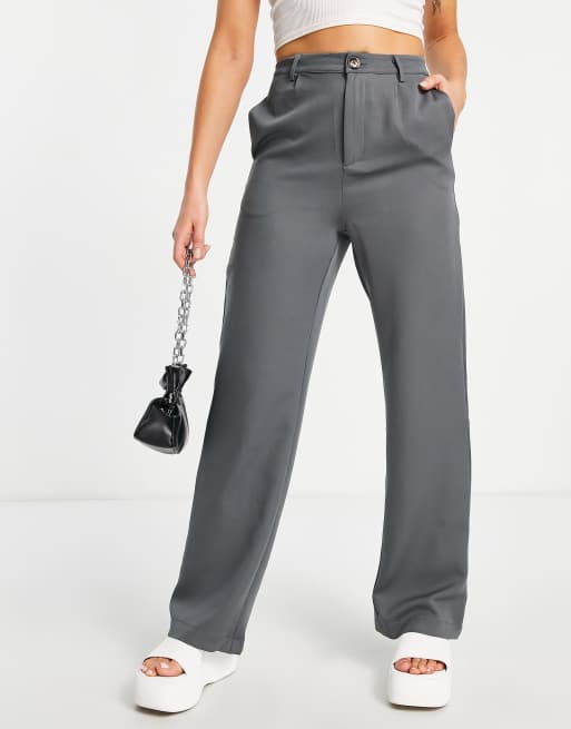 Heartbreak Pantalon d'ensemble coupe large Gris ASOS