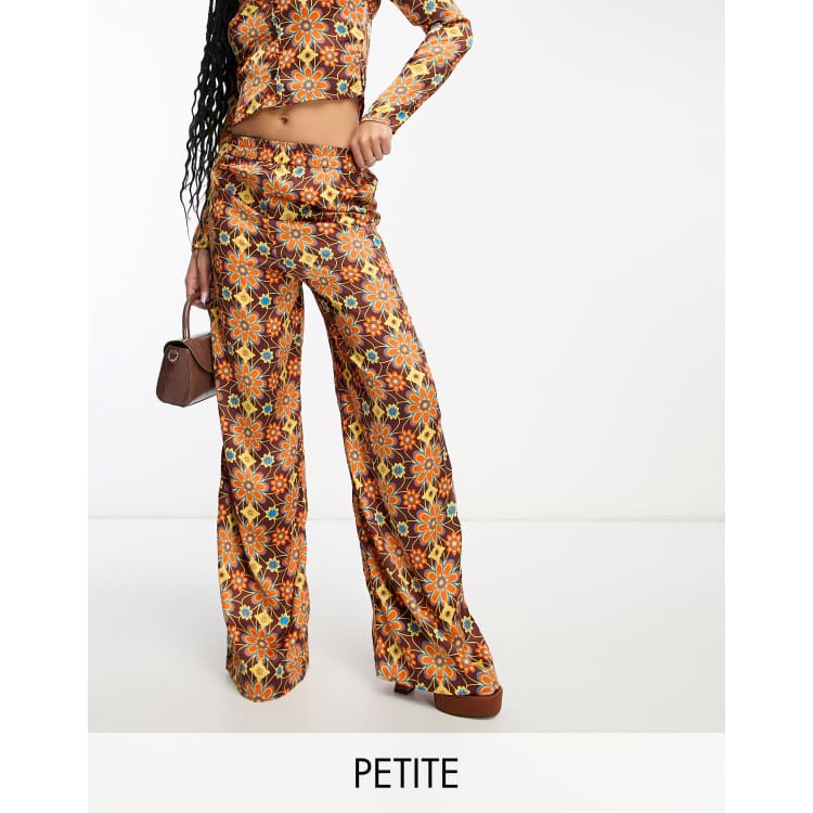 Petite patterned trousers online