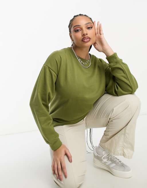 Heartbreak Plus sweatshirt in khaki