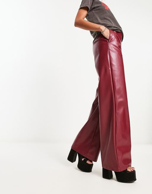 Maroon sales palazzo pants