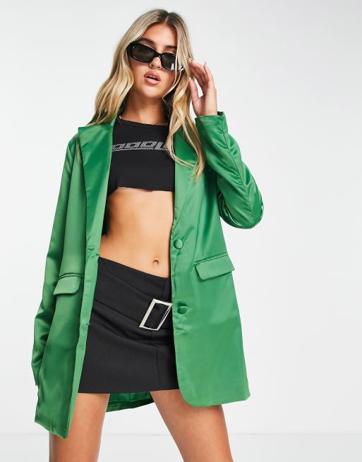 Green hotsell boyfriend coat