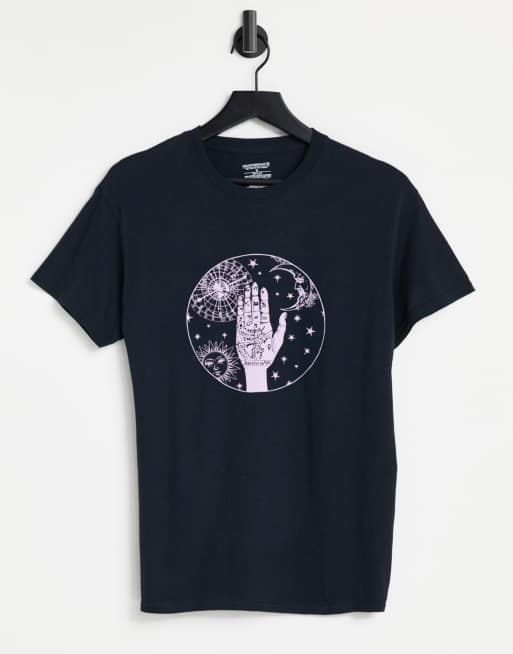 Heartbreak - T-shirt à imprimé graphique paume