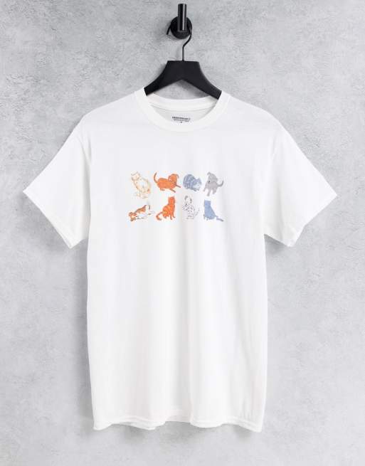 Heartbreak T-shirt katten- en hondenprint | ASOS