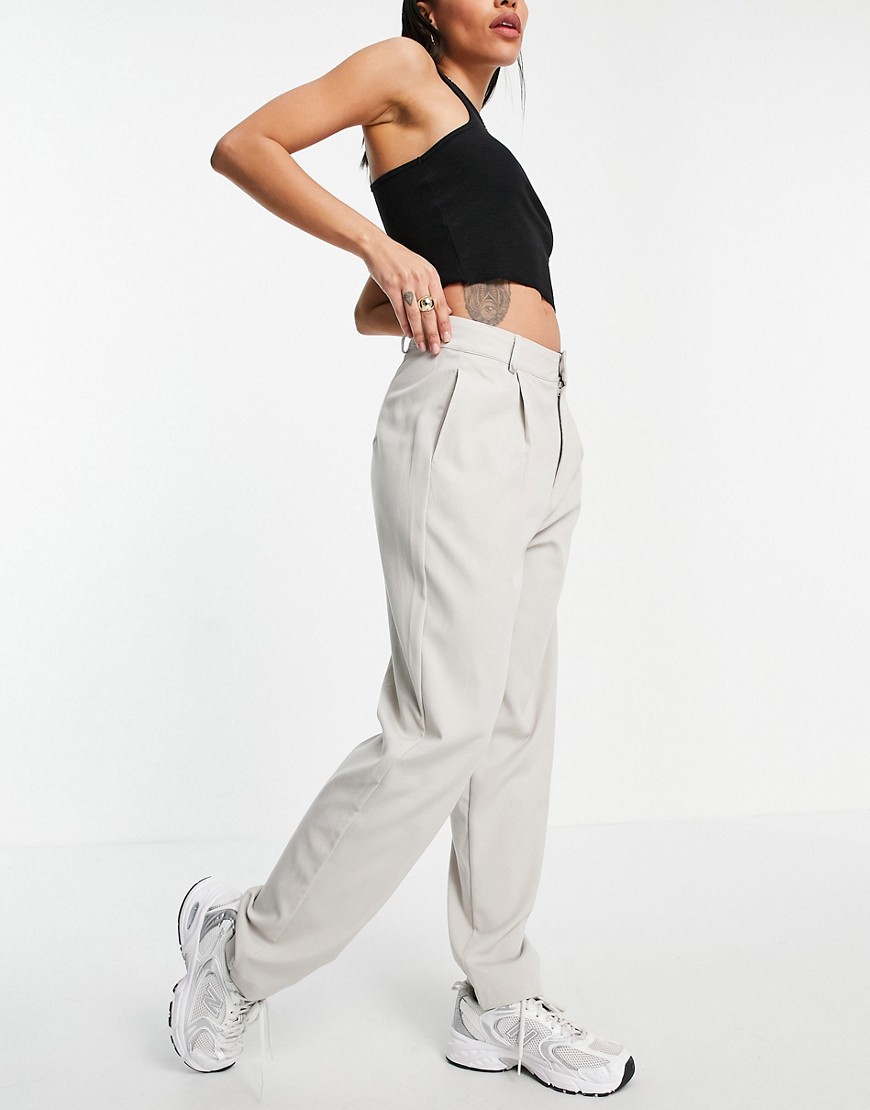 Heartbreak tailored pants in stone - part of a set-Neutral