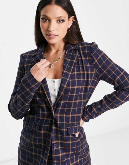 Navy blue boyfriend discount blazer