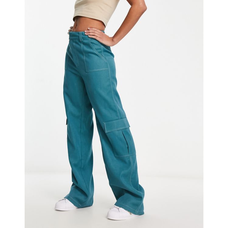 TIGHTBOOTH BAGGY SLACKS（Color：Teal） TIGHTBOOTH - BAGGY SLACKS - SHRED