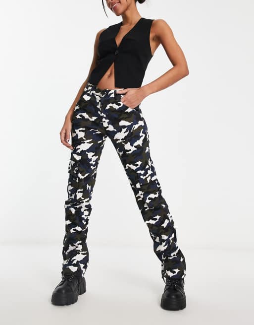 Cargo best sale print trousers