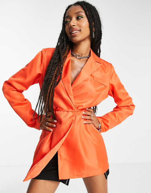 Robe discount blazer orange