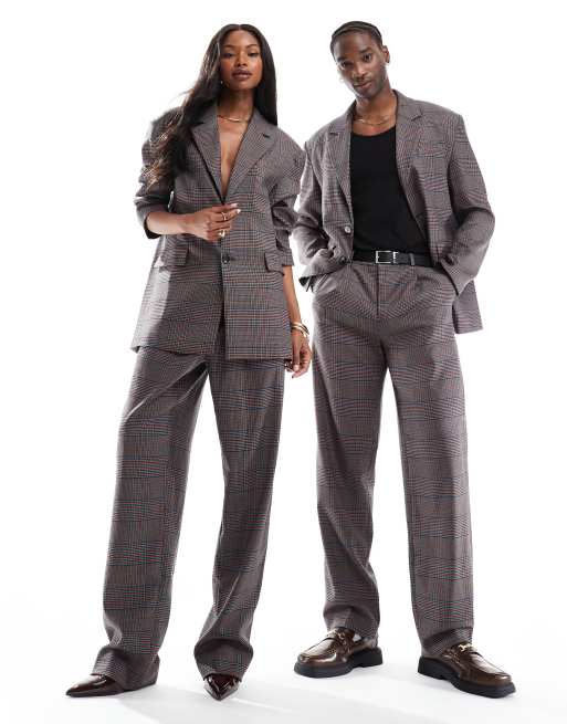Heathe Unisex tailored pants in grey (part of a set)
