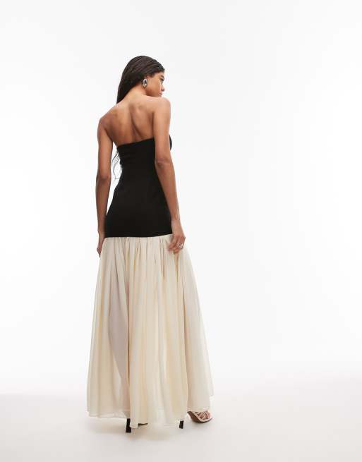white christmas dresses Eden Strapless Maxi Dress main image 1