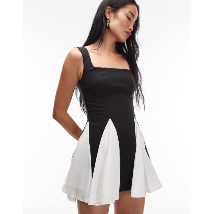 beverly pleated mini dress Beverly Floral Appliqu Pleated Chiffon Mini Dress Sunfere