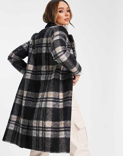 Helene berman check coat hotsell