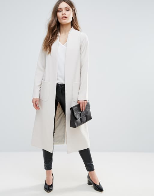 Helene Berman – Edge to Edge – Longline-Duster-Mantel aus Crepe