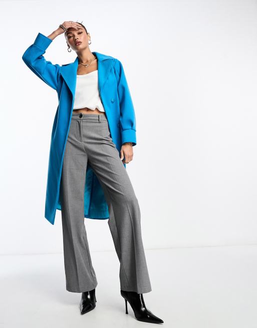 manteau bleu vif