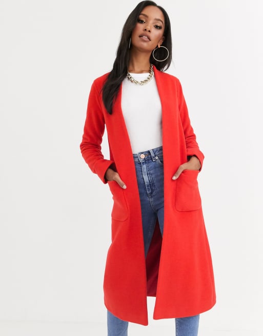 Helene Berman - Manteau long bord à bord en mélange de laine