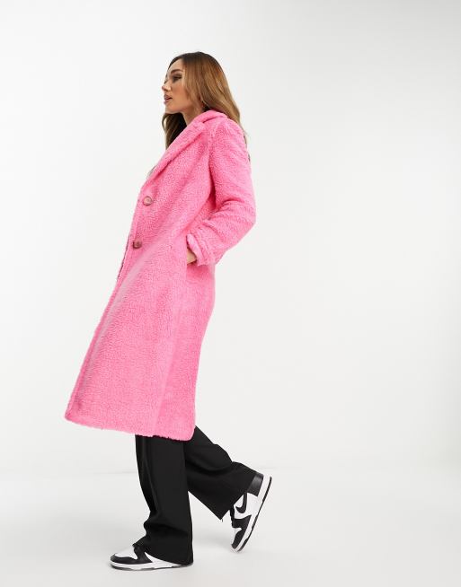 Medium length cheap teddy coat