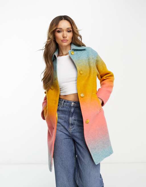 Wool blend cocoon on sale coat